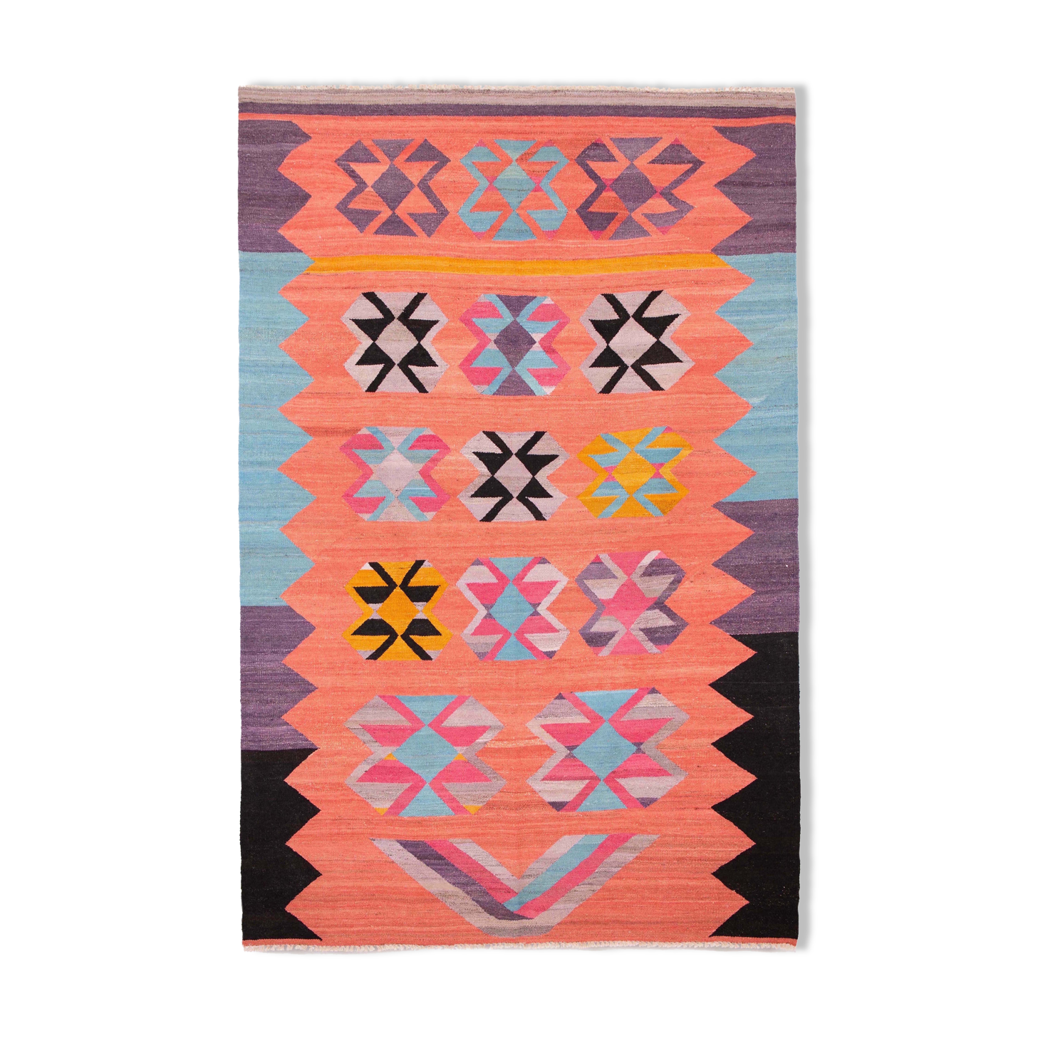 Kilim afghan 241 x 150 cm