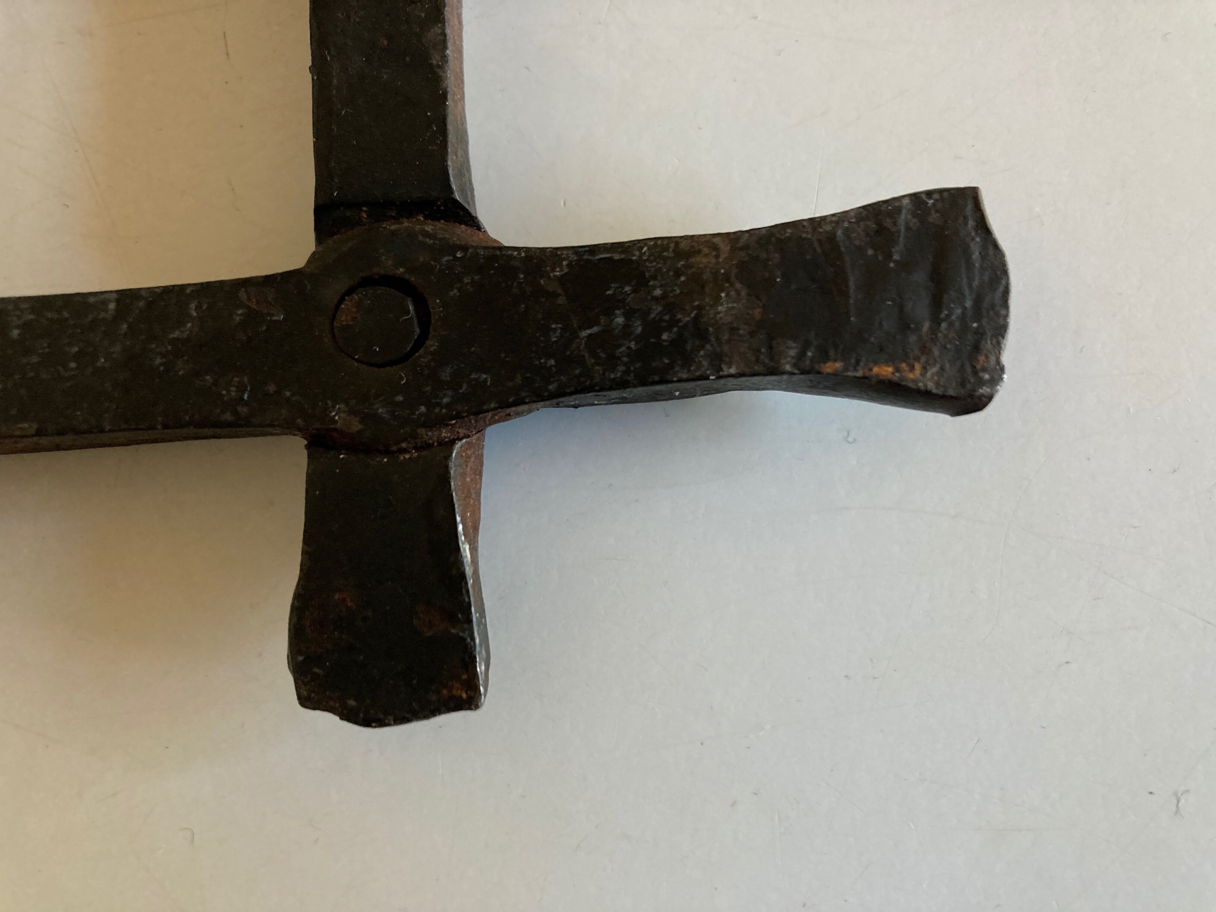 Atelier Marolles triflies in beaten iron 1970