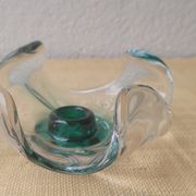 Italian glass candle holder