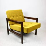 Fauteuil Vintage en Olive Jaune, 1970s
