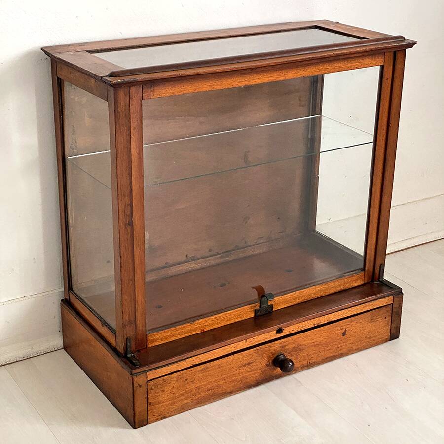 Pharmacy window from the 1930s