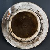 China 18th century Baluster covered pot in polychrome porcelain