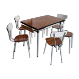 Ensemble Formica chaises+ table + buffet