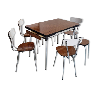 Formica chairs + table + sideboard set