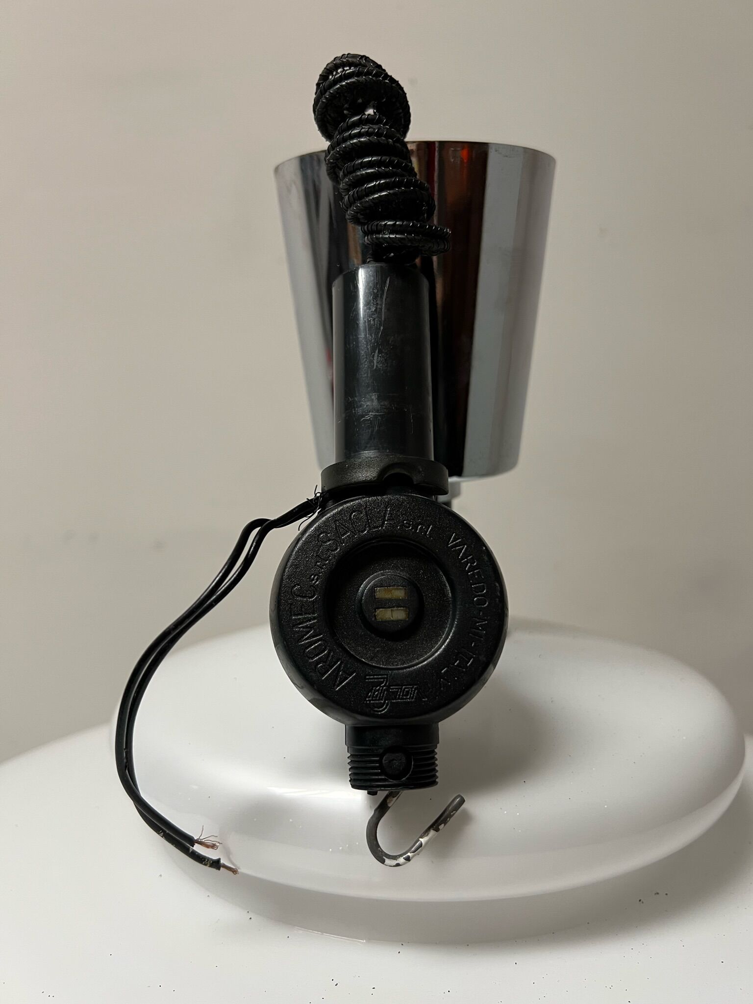 Vintage 60s, mid century hanging lamp, Fratelli Giannelli Firenze Italy