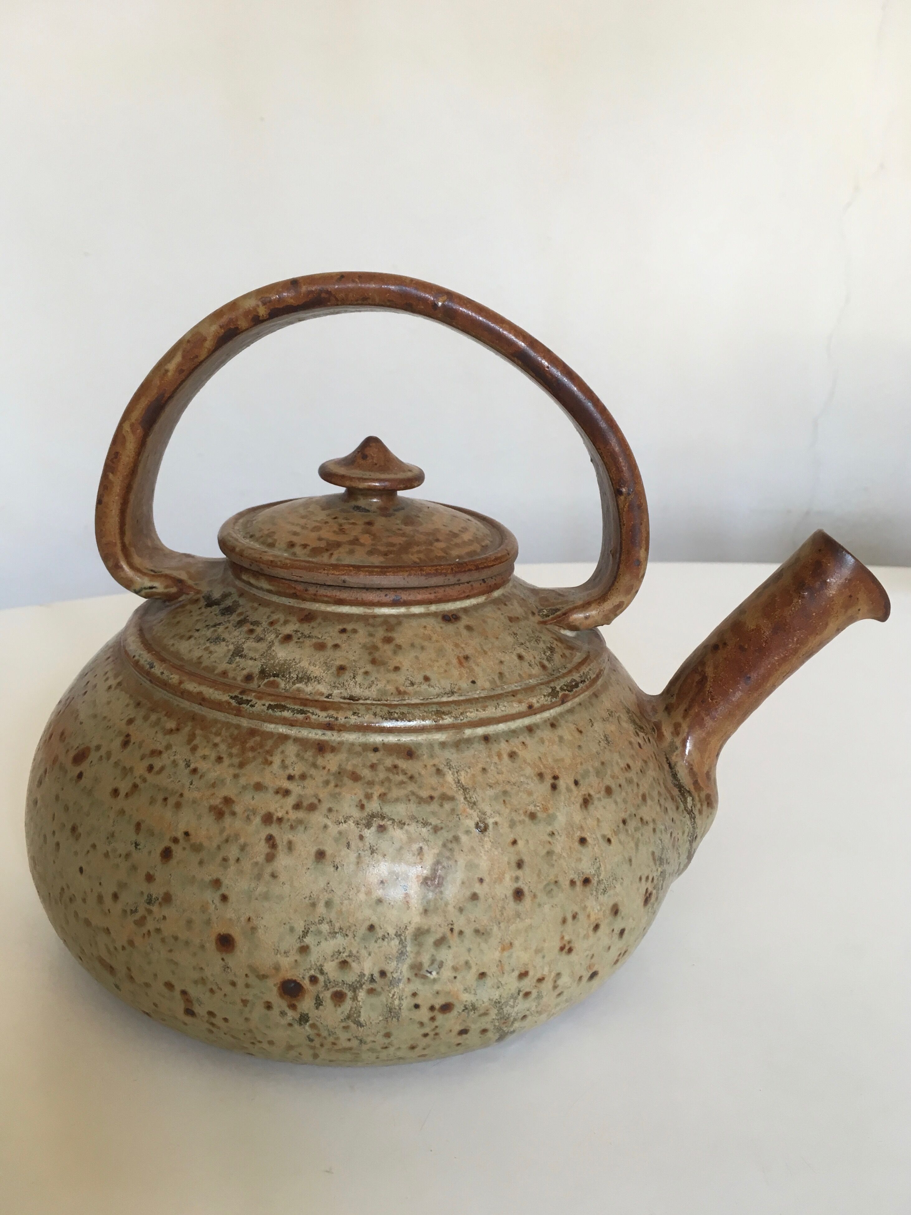 La Borne 70s pyrity sandstone teapot