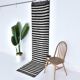 2x9 Brown White Striped Runner Rug, 69x289Cm SK 242096