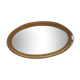 Miroir ovale en plâtre 55x34cm