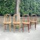 Stripped fischel bistro chairs, set of 2