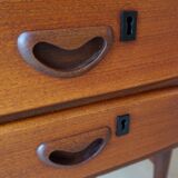 Mid-Century Dutch Modern Writing Desk by Louis Van Teeffelen for Wébé, 1950s