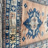 Vintage Turkish carpet Kars Anatolia handmade 224x324 cm