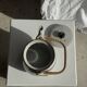 Small Asian stoneware teapot with rattan handle H11 D10