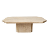 Table basse en travertin vintage