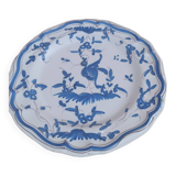 18th century earthenware plate.