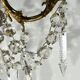 Bronze and Crystal Wall Lights with Pendants, Louis XV style – Late 19th century