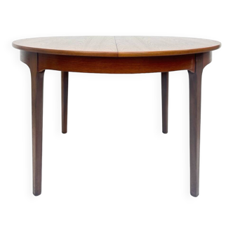 Table ronde scandinave avec rallonge