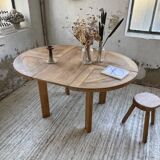 Maison Regain round elm table