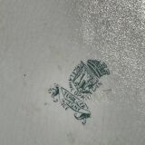 Plat ovale Gien en terre de fer verte modèle Montigny