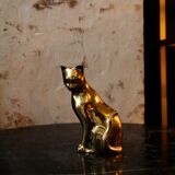 Chat en laiton