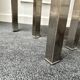 Smoked glass nesting coffee table