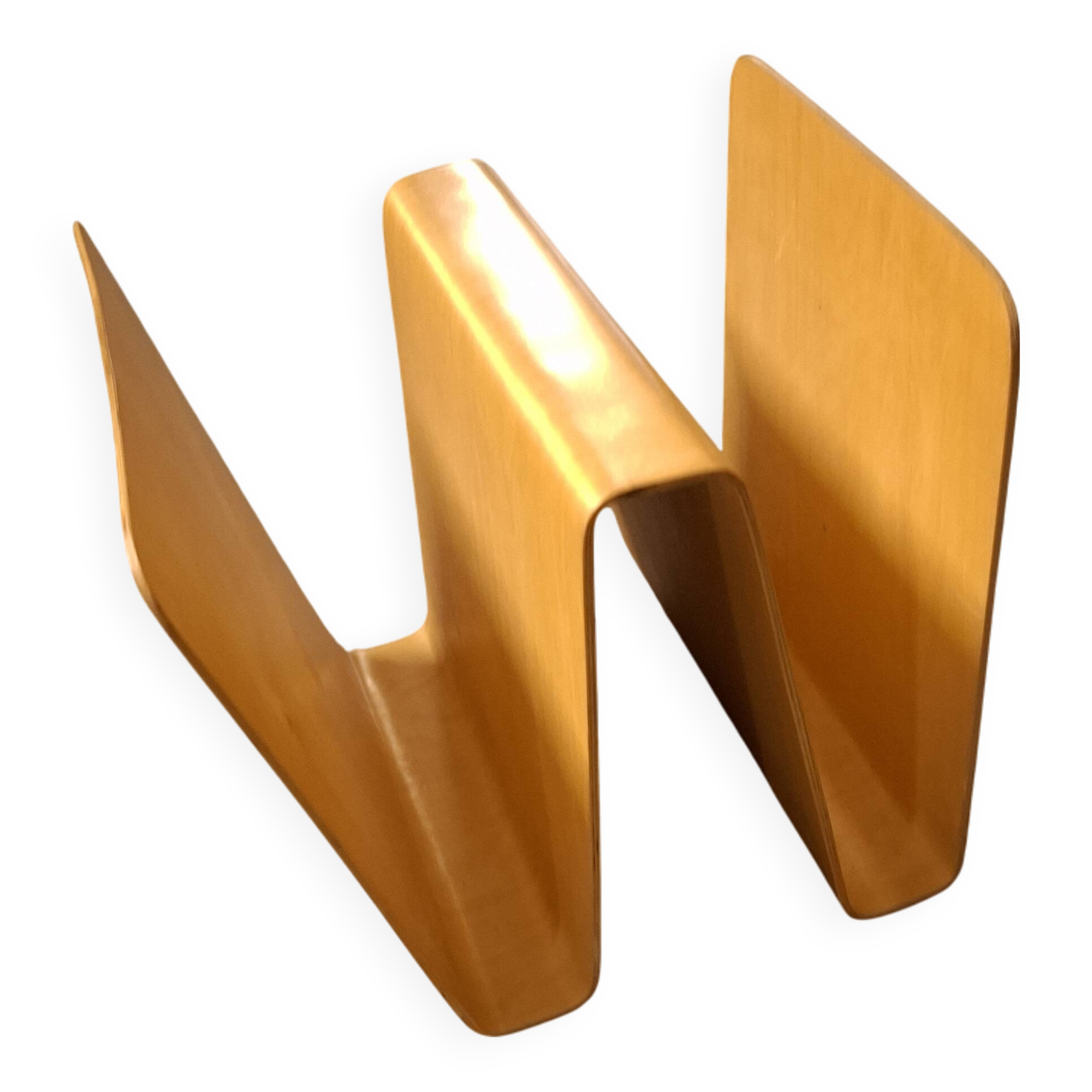 Wooden magazine rack from the 80s and 90s Habitat