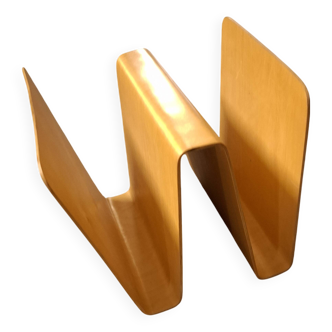 Wooden magazine rack from the 80s and 90s Habitat