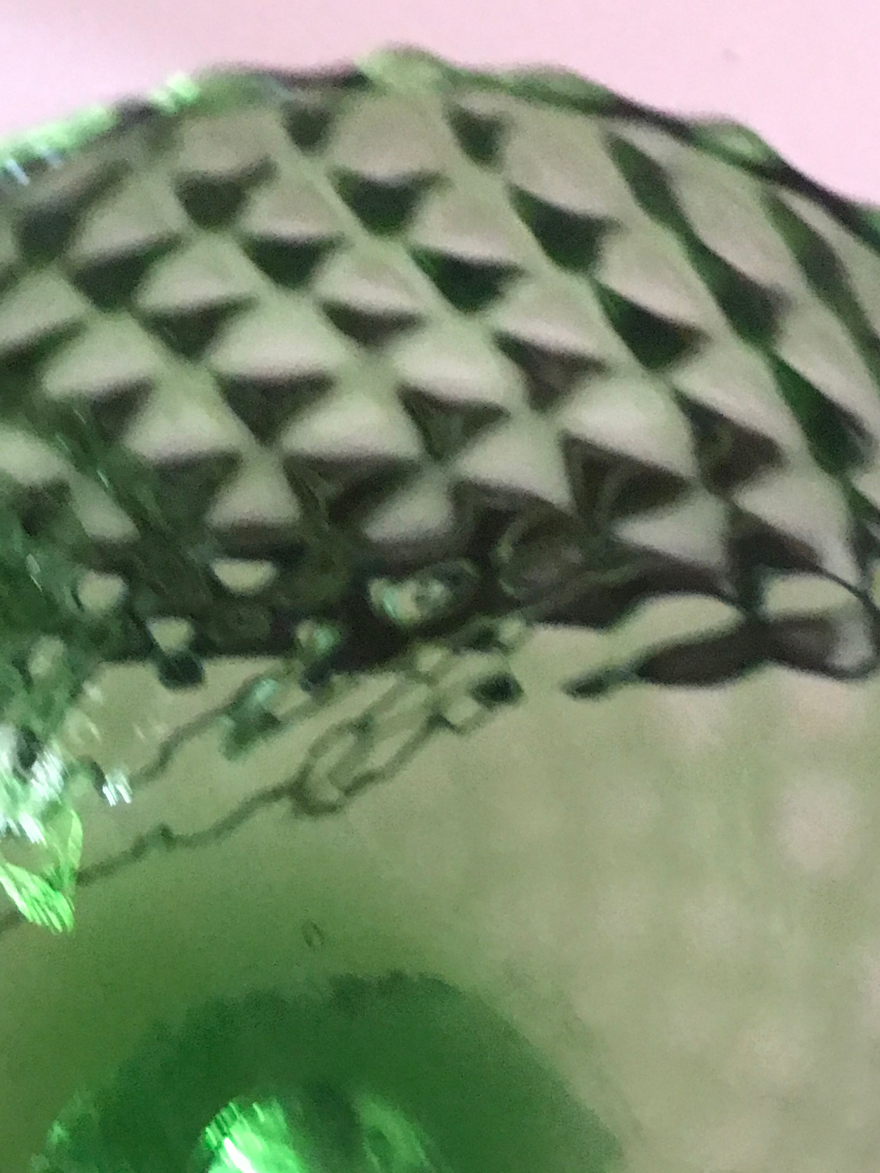 Coupe en verre Empoli vert