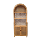 Vintage rattan bookcase