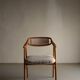 Fauteuil scandinave en fausse fourrure de mouton retournée | Années 1960