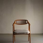 Scandinavian faux shearling chair | 1960s