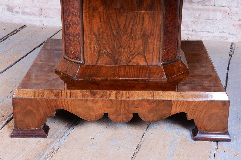Art Deco Dining Table in Walnut, Czech, 1920s