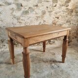 Table ancienne en chêne – Style Louis XVI – France – Années 1920