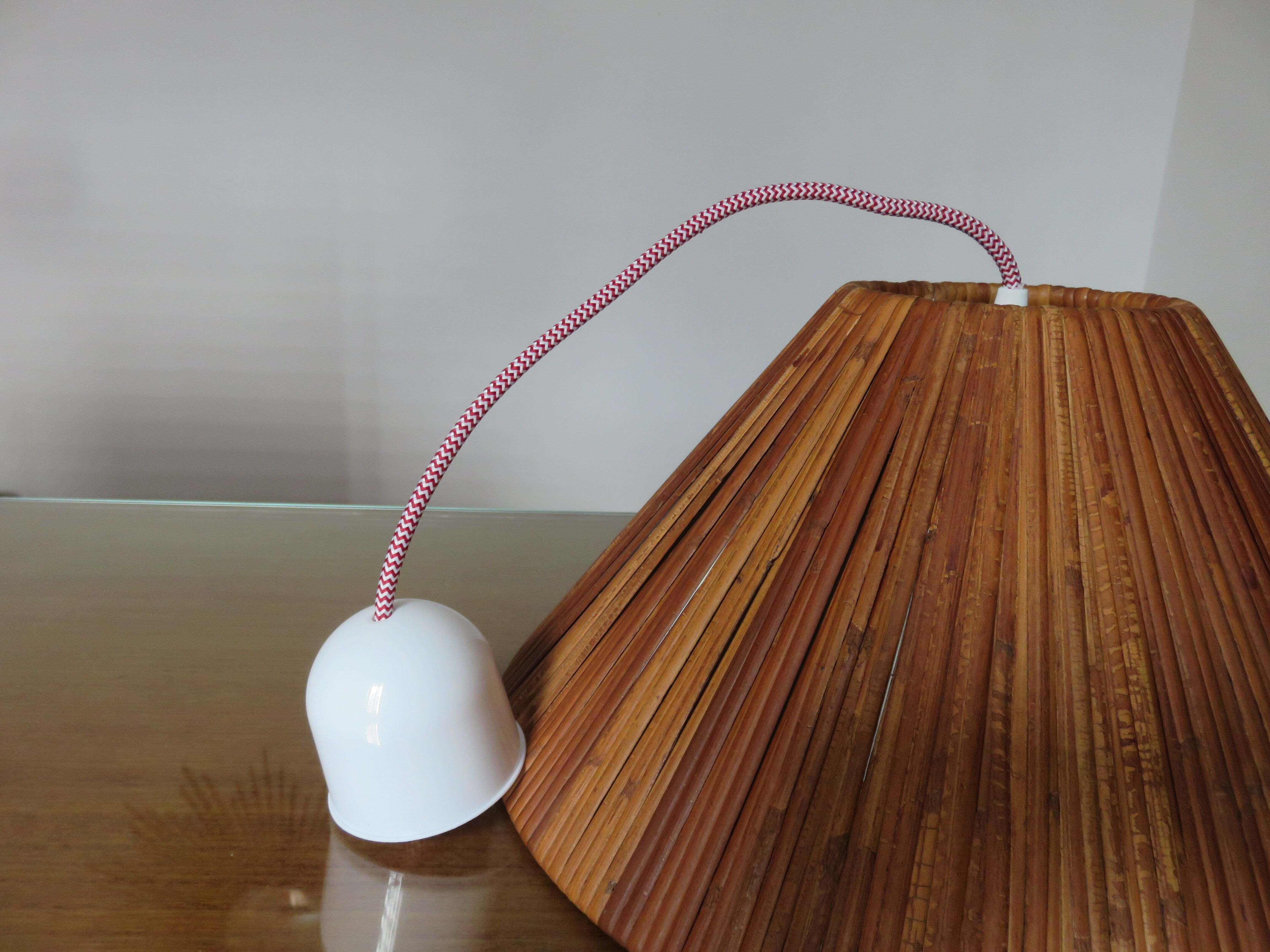Suspension in rattan bamboo 60 years 70