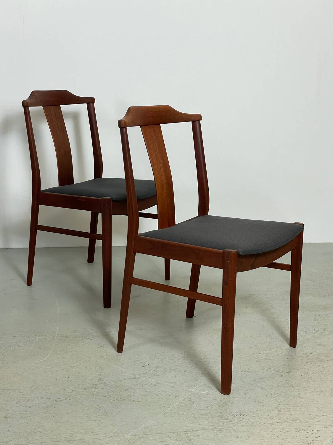 Scandinavian Teak Chairs Yngve Ekström 60s MidCentury