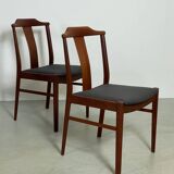 Scandinavian Teak Chairs Yngve Ekström 60s MidCentury