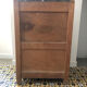 Bedside table wood & marble