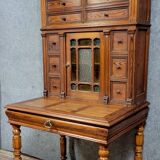 Napoleon III period tiered happiness of the day desk in pine circa 1880