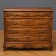 Provençal commode in walnut – Red marble top - late 19th century