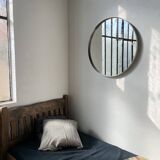 Round chrome mirror from the 50s