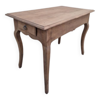 Table d'appoint style Louis XV ancienne 2 tiroirs