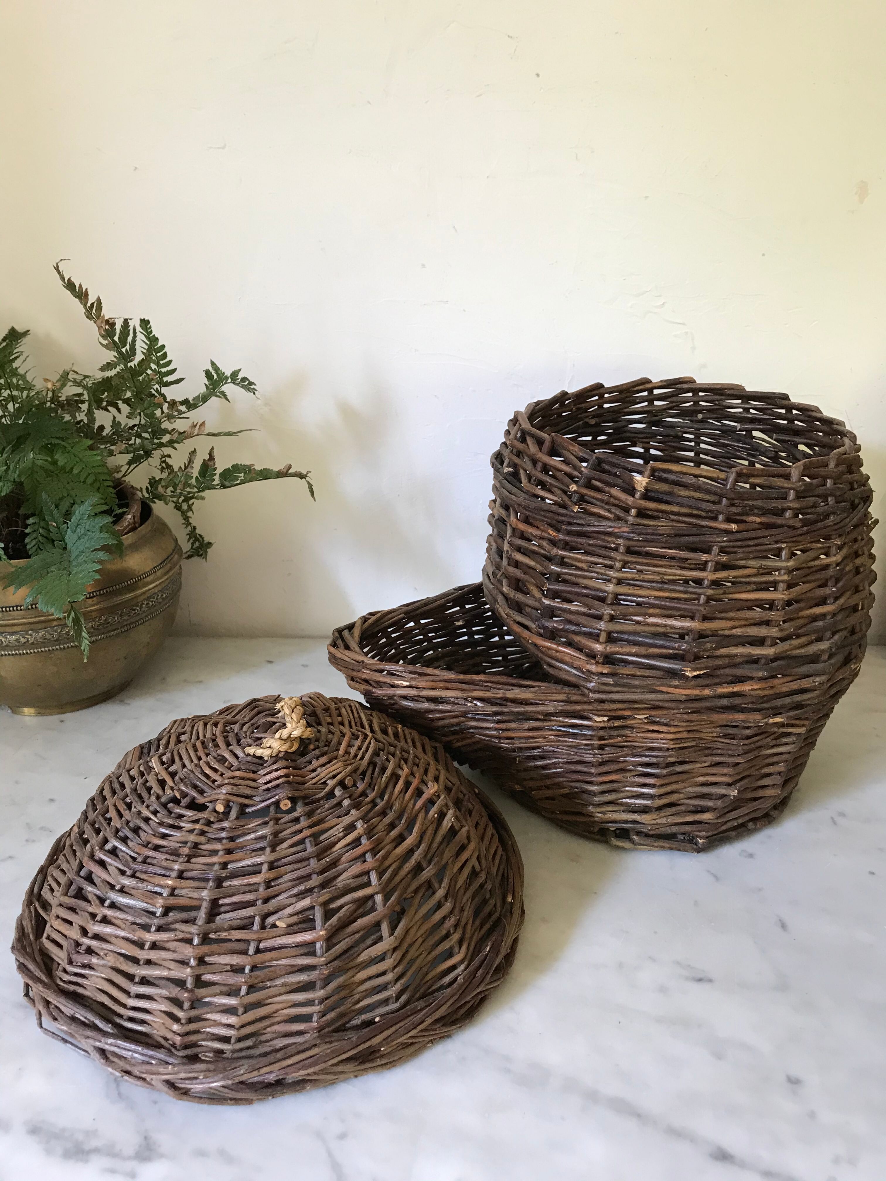 Panier en osier distributeur