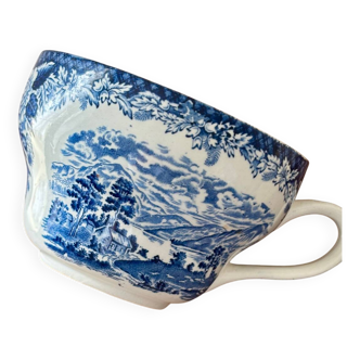 Antique English porcelain cup Lochs of Scotland Enoch Wedgwood