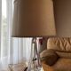 Lampe années 60 pied en cristal
