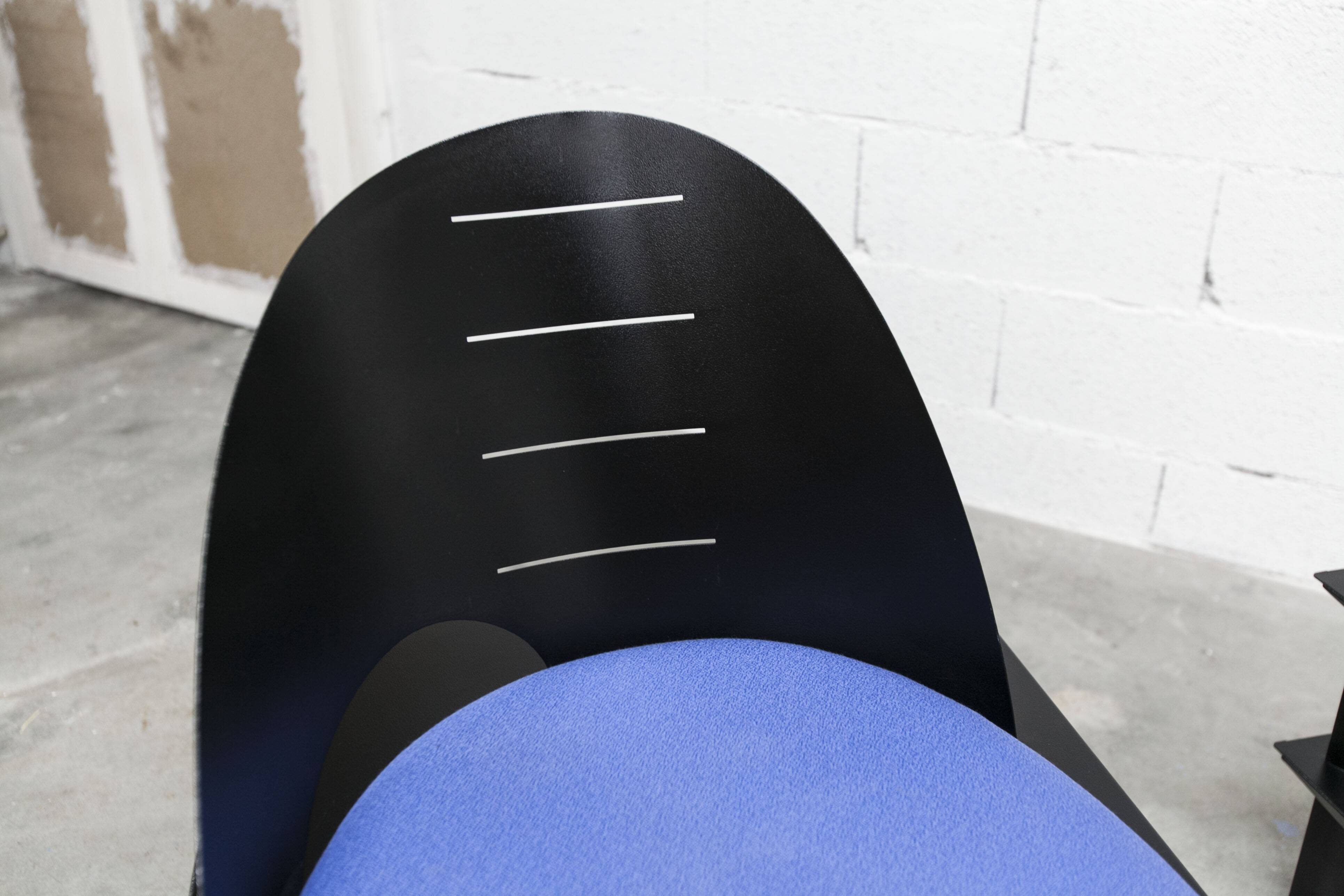 Set of 2 armchairs and coffee table designed by Patrice Bonneau, Genexco edition, 19