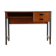 Vintage teak desk with 2 drawers made in the 60s