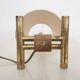 Hollywood regency brass table light, Italy 1950's