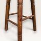 Solid stained pine stool