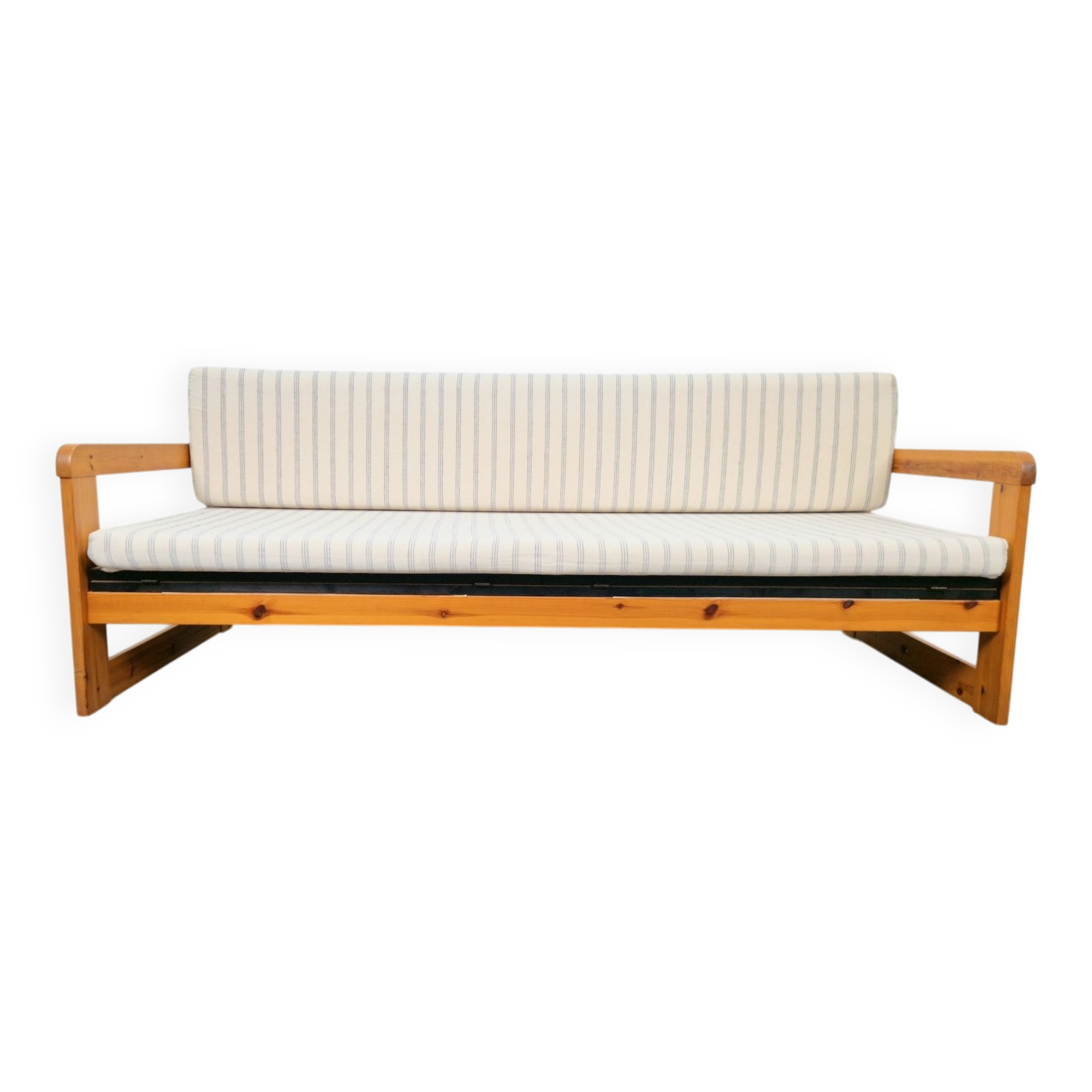 Daybed en pin scandinave moderne, années 1970