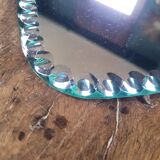 Rectangular mirror with molded edge — 1950s