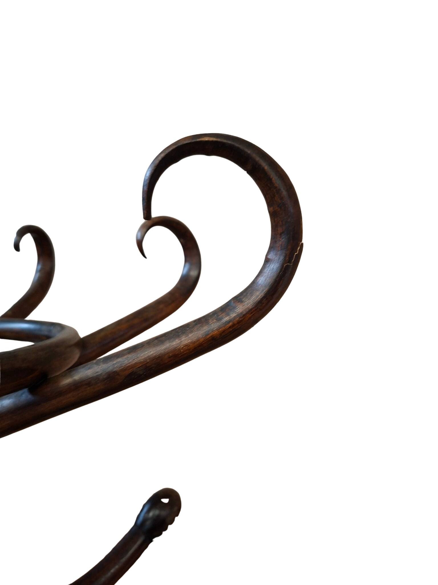 Elegante Appendiabiti a Colonna Stile Thonet